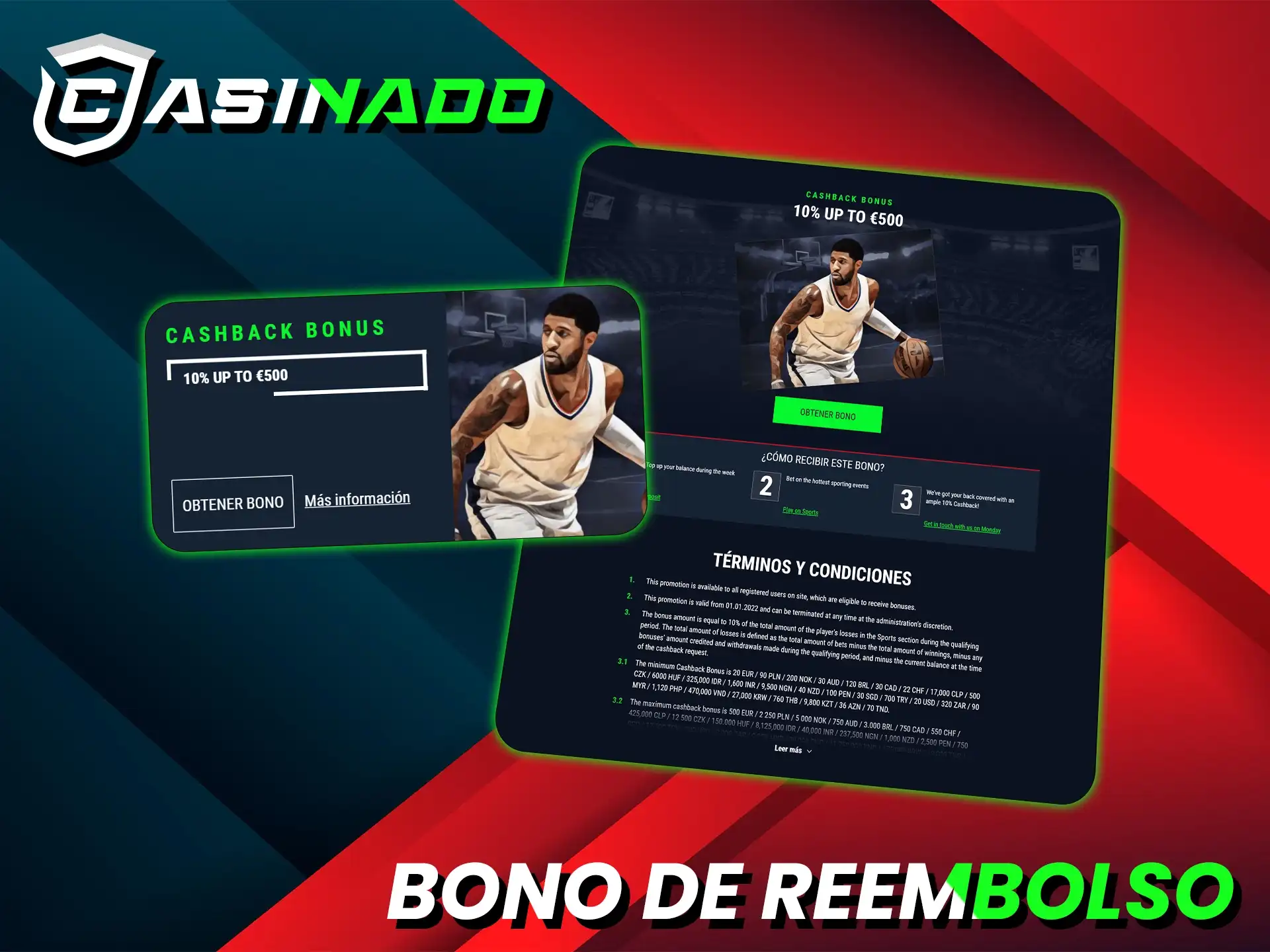 Los apostadores deportivos obtienen un reembolso por perdidas en el sitio web de Casinado.